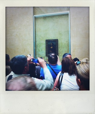 Trying to get close to the Mona Lisa