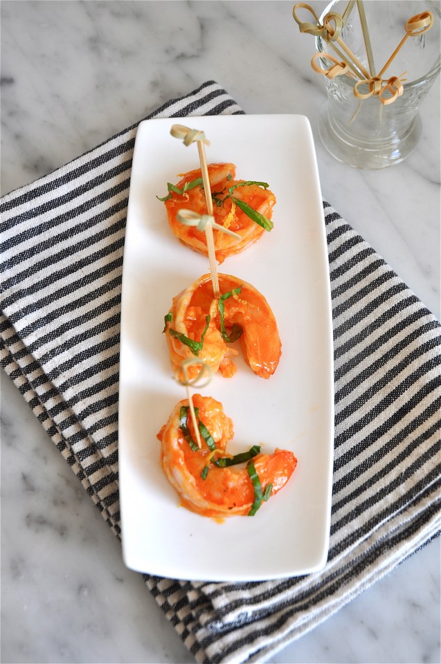 Sriracha butter shrimp