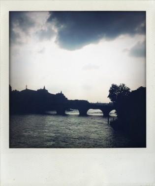 Riding along the Seine