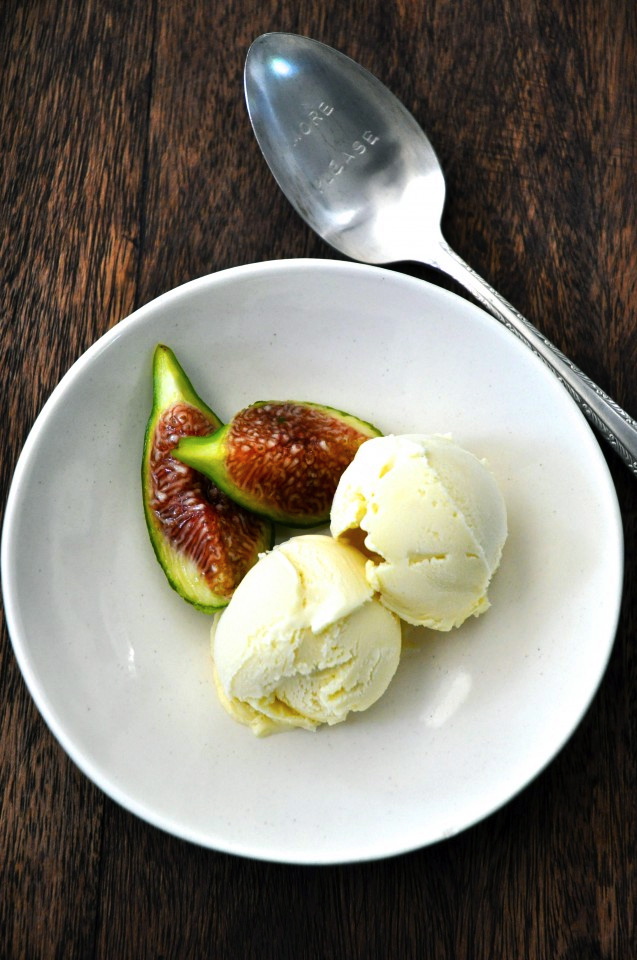 Fig leaf ice cream