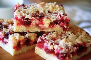 Cranberry and Lemon Crumb Bars | Kitchen Culinaire